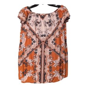 Ecote Urban‎ Outfitters Off The Shoulder Rayon Floral Dress Sz Small